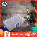 HelloWorld Fishing Gear Case Multifunctional Fishing Tackle Fish Hooks Tools Storage Box.