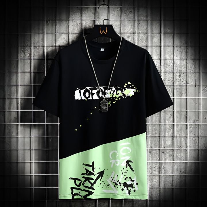 2024%20Men's%20Summer%20Round%20Neck%20Short%20Sleeve%20T-Shirt%20Jersey%20Fabric%20-%20Image%203