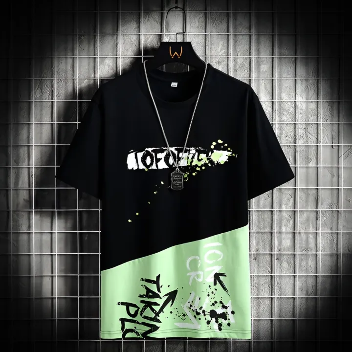 2024%20Men's%20Summer%20Round%20Neck%20Short%20Sleeve%20T-Shirt%20Jersey%20Fabric%20-%20Image%203