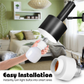 Smart Bulb-5 x Bulb socket adapter-white. 