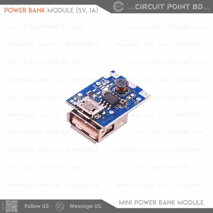 USB%205V%201A%20Mini%20Power%20Bank%20Module%20%E2%80%93%2018650%20Battery%20Charger%20with%20Step-Up%20Boost%20&%20Protection%20Circuit%20-%20Image%202