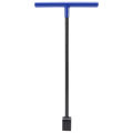 Steel Water Meter Key Wrench Multifunction T Handle Curb Key With 4 Way Utility Tool for Valves Faucets Blue. 