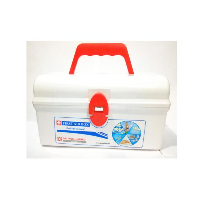 Getwell First Aid Box - Medicine Storage Box - White - Medicine Box