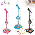 Kids Microphone Speaker With Stand Karaoke Song Music Instrument Toys Brain-Training Educational Toy for Girl Boy. 