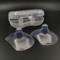 2 Piece Nipple Shield with Carrying Boxes Breastfeeding Nipple.