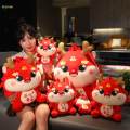 Chinese Dragon Doll Comfortable Cute Bedding Accessories Stuffed Figures 24cm.