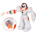Radio-controlled robot Lezo Aerla 99888-2, shoots suction cups, walks, light, sound.