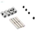 Steel Cross Pin Drive Shaft with Screw Drive Pin for 1/10 Summit RC Car DIY Spare Part. 