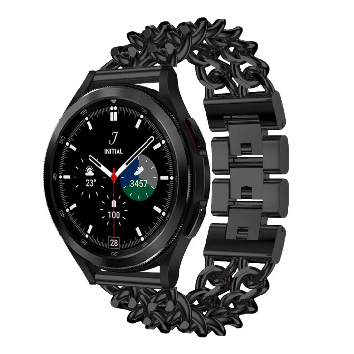 %5Bautismaut%5D%20Suitable%20for%20Samsung%20Watch%20Stainless%20Steel%20Metal%20Strap%20Denim%20Chain%20Galaxy%20Watch%203/4/5/6%2043/47mm%20-%20Image%202