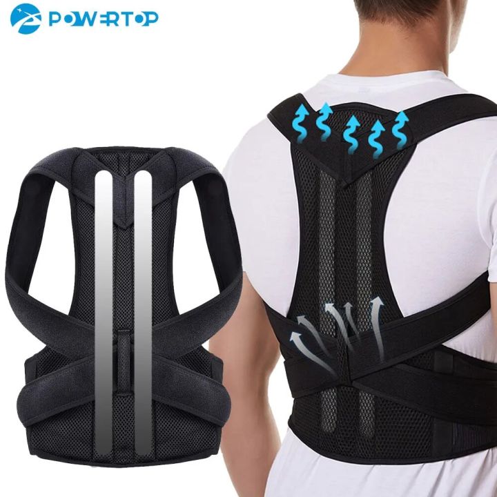 Posture Corrector for Men and Women Back Posture Brace Clavicle Support Stop Slouching and Hunching Adjustable Back Trainer