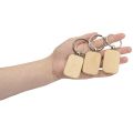 25Pieces Blank Wooden Key Chain Diy Wood Keychain Rings Key Tags Jewelry Findings Craft.