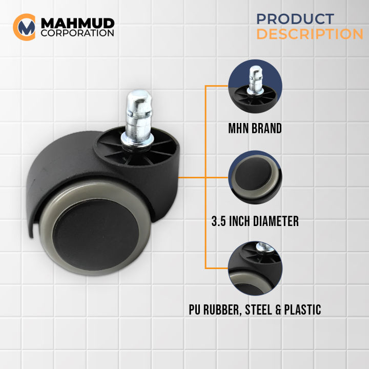 5pcs%20Abrasion%20resistant%20silent%20wheel%20rubber%20wheels%20%205p-MHN%20-%20Image%202