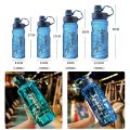 1L 1.5L 2L 3L Large Capacity Sports Water Bottle Outdoor Fitness Water Cup Bicycle Camping Mountaineering Portable Fitness Jug. 