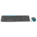 Logitech MK275 Wireless Keyboard and Mouse Combo,  2.4 GHz Wireless, Compact Wireless Mouse, 8 Multimedia & Shortcut Keys, Black. 