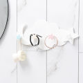 Self Adhesive Hooks Kawaii Cartoon Cloud Children's Room Hook On The Wall Hanging Decor Seamless Door Clothes Hanger Bathroom.