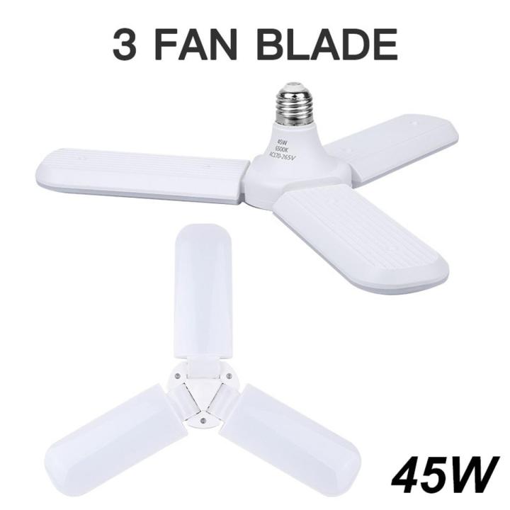 【Alizeker Mall】45W LED Lamp Folding Bulb 220V E27 Super Bright Adjustable Angle Bulb Indoor Home Decor Lampada Led Light Lamp