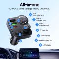 Hoco E86 Alegria 48W Dual Port Car Charger | 30W PD + QC3.0 | Bluetooth 5.4 FM Transmitter. 