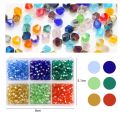600pcs/lot 4mm Plated Color 5238 Bicone Beads Loose Spacer Beads Austria Jewelry Beads for Sewing Diy Supplies Jewelry Making.