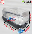 Light Shad Click Rectangular-Lamp Shade Security Light Water Proof & Tamper Proof E27 Ceramic Holder Up to 20w Light Box.