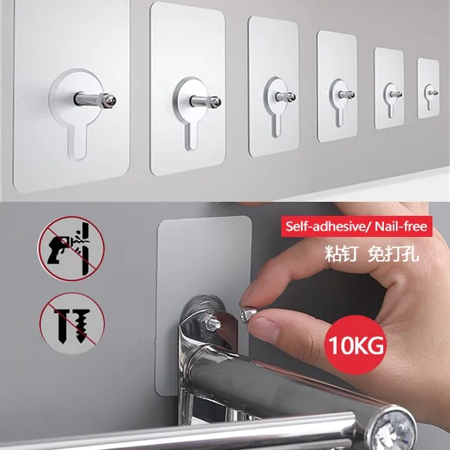 KING%202PCS%20Self%20Adhesive%20Hanging%20Hook%20Nails%20Stickers,%20Non-Trace%20No%20Drilling%20Transparent%20Strong%20Hook%20Nail%20,%20Adhesive%20Wall%20Hook%20Seamless%20Screw%20Sticker%20-%20Image%203
