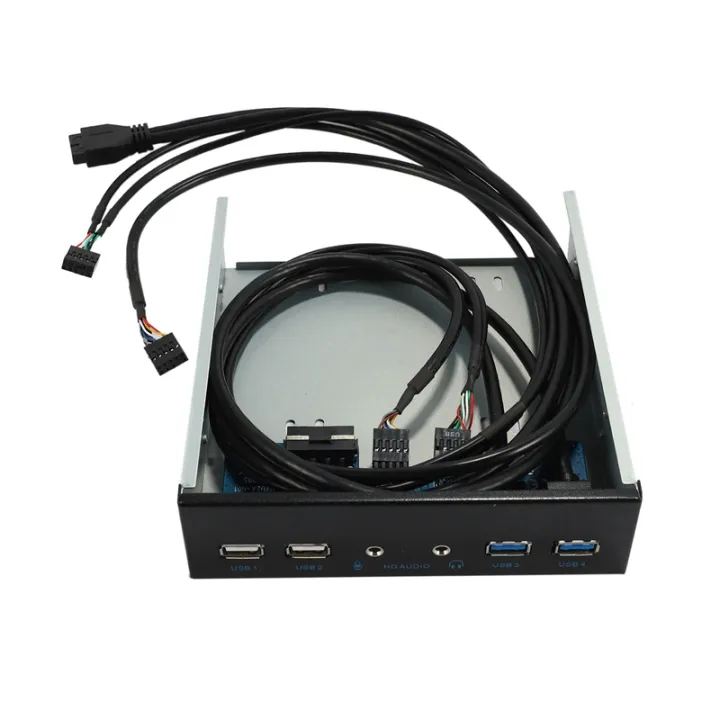 2pcs%205.25%20Inch%20Desktop%20Pc%20Case%20Internal%20Front%20Panel%20USB%20Hub%202%20Ports%20USB%203.0%20and%202%20Ports%20USB%202.0%20-%20Image%205