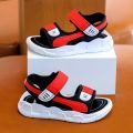(NEW)Children's Baotou Sandals Korean of Non-slip Soft Bottom Small Medium and Big Boys Beach Shoes Baby Sandals.