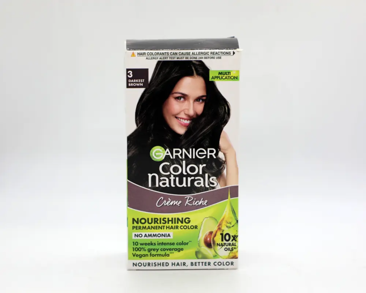 Garnier%20Color%20Naturals%20Hair%20Color%203%20Darkest%20Brown%2070ml%20+%2060g%20-%20Image%202