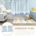 2 Pcs Bed Curtains Drape Privacy Cloth Mosquito Net Bunk Dormitory.
