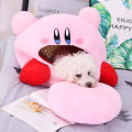 Anime Games Kirby Peripheral Plush Doll Funny Nap Pillow Soft Pet Cat Nest Kawaii Stuffed Toy Pet Bed Decora Cute Gift For Kids. 