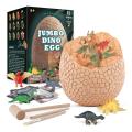 Dinosaur Egg Toys in One Giant Filled Eggs with 14 Dinosaur 3 Digging Tools in Giant Filled Egg STEM Archaeology Paleontology Educational Science Gift for Boys Girls Students. 