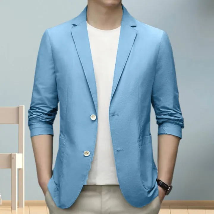 Men%20Blazers%20Solid%20Color%20Suit%20Coat%20Business%20Coat%20Long%20Sleeves%20Double%20Buttons%20Straight%20Pockets%20Anti-wrinkle%20-%20Image%203