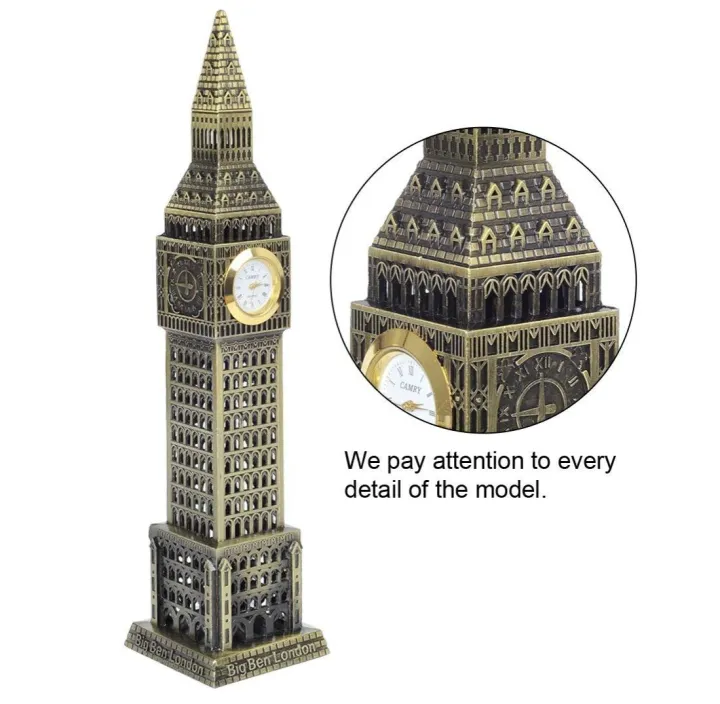 London's%20Big%20Ben%20Clock%20Tower%20Showpiece%20with%20a%20Watch%20Antique%20bronze%20a%20statue%20of%20London%20landmark%20model%20figure%20Home%20Office%20Decore%20-%20Image%202