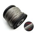 1 Meter 1mm 1.2mm 1.5mm 2mm 3mm 4mm Diameter Steel PVC Coated Flexible Wire Rope Cable Transparent 304 Stainless Steel Clothesline 7*7 (can Uncut). 