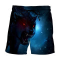 Fierce Tiger Leopard Graphic Beach Shorts Men Summer Short Pants 3D Animal Printed Board Trunks Swimsuit Woman homme Ice Shorts. 