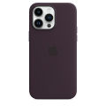 For Apple iPhone 14 Pro & 14 Pro Max Silicone Case with MagSafe Elderberry Silky Soft-touch finish. 