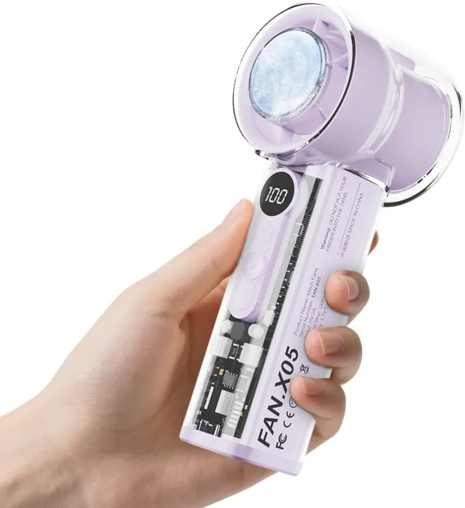 MECH%20FANS%20X05%20Rechargeable%20Handheld%20Mini%20Fan%20%7C%203000mAh%20Portable%20Mini%20Cooling%20Fan%20with%20Digital%20Display%20-%20Image%209