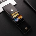 Leather Dual Pouch Wallet Card Holder Two Mobile Phone Belt Clirelaxp Case For iPhone Samsung Xiaomi Huawei 2 Holster Men Waist Bag.