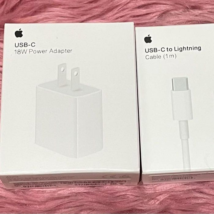 for iPhone Charger 18 watts adapter and Usb c to Lightning cable