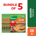 Knorr Thai Soup 28g (Bundle of 5). 
