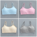 1 pcs Bra for Teen Girls Kids Training Bras Topics for Teens Underwear Lingerie Thin Strap Topic Sleeveless Vest Cotton. 