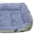 Rectangle Small Dogs Bed Comfort Puppy Bed Pet Cushion for Cats Kitten 40cmx30cm.
