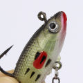 1 pc Fishing Gear Fishing Bait lead Fish 2 color 14 Grams with Single hook and three anchor hook bait bait.