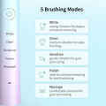 Portable Yunchi Sonic Adult's Electric Toothbrush 5 Modes 2 Mins Smart Timer USB Rechargeble 4 Hours Fast Charge Last Up 45 Days. 