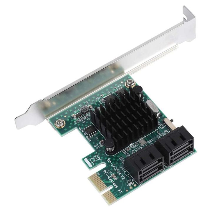 PCIE to SATA Expansion Controller Expansion Card with 4 Ports 6G SATA Expansion Card for PCI Expansion Cards