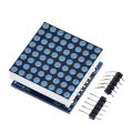 TZT MAX7219 dot matrix module microcontroller module display module finished goods , Can be together for arduino programming. 