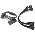 2X PSU ATX 24Pin to 18Pin Adapter Converter Power Cable Cord for Z420 Z620 Desktop Workstation Motherboard 18AWG 30CM.