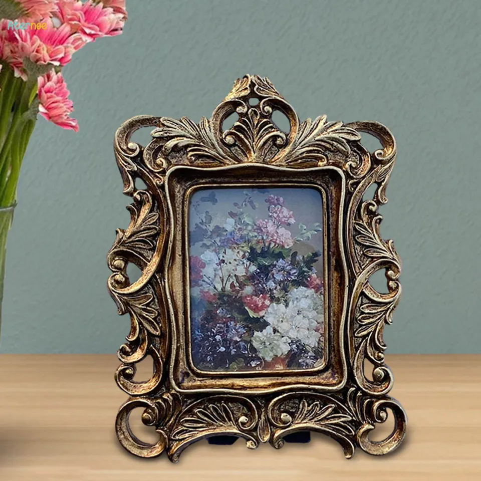 Vintage Picture Frame Retro Photo Frame for Wall Hanging Hallway