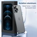 【World Supermarket 2021】(New) metal phone cases for iPhone 12 13 14 Pro Max cover 14 plus magnetic aluminum frame phone shell for iPhone 11 12 13 Pro Max mini. 