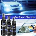 Car Headlight Polishing Agent Scratch Remover Repair Headlight Renewal Polish Liquid Headlight Restoration Kit Auto Accessories.