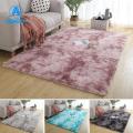 【Fashion】GOIKEA Tie Dye Fluffy Tie-dye Rug Soft Plush Carpet for Living Room Bedroom Kids Room Non-slip Machine Washable Shaggy Area Rug Shaggy Rug. 